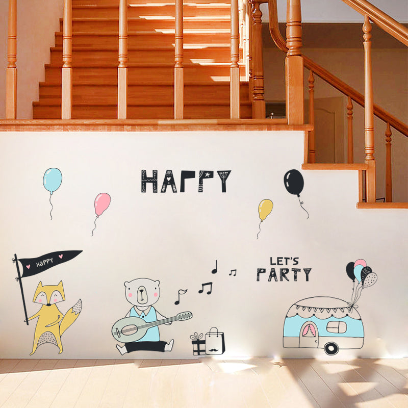 Miico FX64037 Cartoon Wall Stickers Children's Room Decoration Wall Stickers DIY Sticker