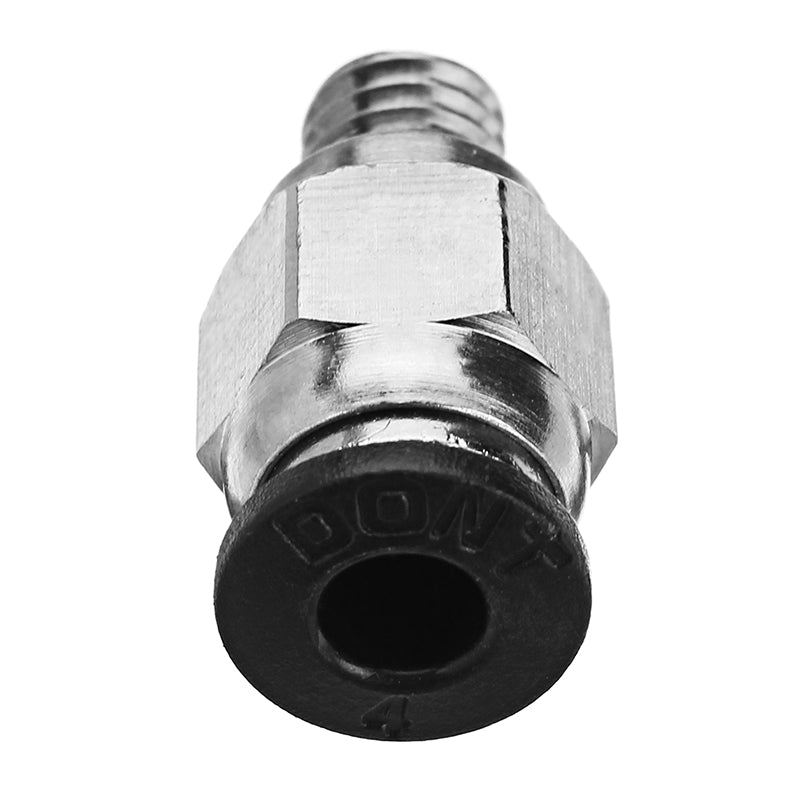 10Pcs 4.3mm Bore Pneumatic Connectors PC4-M6 Fit 4mm PTFE Tube Connector Coupling Feed Inlet