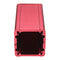 Red Extruded Aluminum Project Box Electronic Enclosure Case DIY Heat Dissipating Tools 50*25*25mm