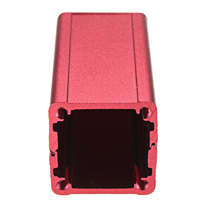 Red Extruded Aluminum Project Box Electronic Enclosure Case DIY Heat Dissipating Tools 50*25*25mm