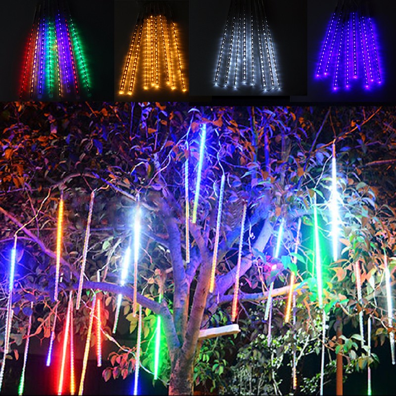 Waterproof 50cm 8 Tubes USB LED Meteor Shower Rain Xmas Light