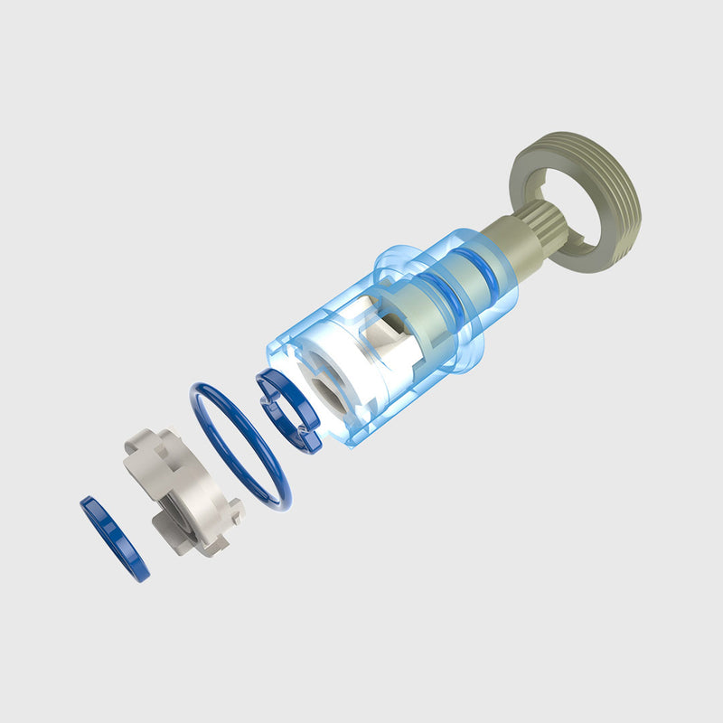 Diiib G1/2'' Brass Brushed/Electroplate Turn Angle Valve Hot Cold Water Filling Valve Inlet Valve Fittings for Kitchen Toilet from Xiaomi Youpin