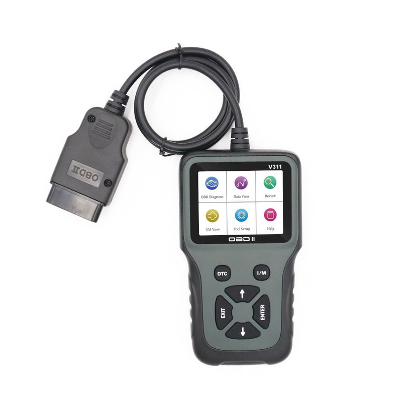 V311 OBDII EOBD Automotive Engine Fault Code Reader Car Diagnostic Scanner Tool Color Screen Fault Detector OBD2