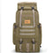 80L Large Capacity Outdoor Military Hiking Canvas Backpack Rucksack Travel Bags