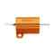 RX24 25W 6R 6RJ Metal Aluminum Case High Power Resistor Golden Metal Shell Case Heatsink Resistance Resistor