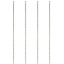 4pcs 50cm 5050 USB Powered RGB Color Change LED Strip Computer USB TV Backlight Light DC5V