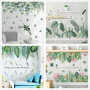 DIY Tropical Leaves Plant Flower Wall Sticker Art Home Decor Office Decal Mural