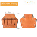 Leather Labor Tool Welding Climbing Work Working Storage Bag Electrician Pliers Multi-function Cowhide Pocket Tools