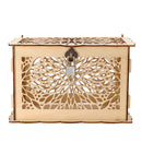 Wooden Wedding Card Box Collection Gift Card Post Boxes Weddings Decor With Lock