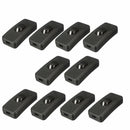 10pcs 250V 2A Light Switch Universal In Line Rocker Switch ON / OFF Rocker Switch
