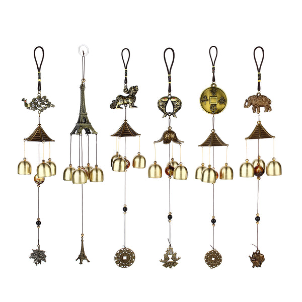 Wind Chimes Bells Lucky Fish Elephant Garden Outdoor Windows Hanging OrnamentDecorations