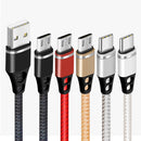 Bakeey 2.1A Micro USB Nylon Weave Fast Charging Data Cable For Redmi Xiaomi HUAWEI