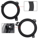 Pair 9 Inch LED Headlights Conversion Adapter Bracket Black for Jeep Wrangler JL / JLU 2018+