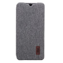 Bakeey Flip Shockproof Fabric Soft Silicone Edge Full Body Protective Case For Xiaomi Redmi Note 8 Pro