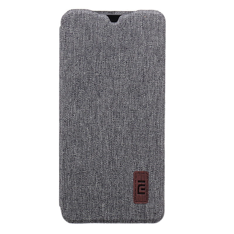 Bakeey Flip Shockproof Fabric Soft Silicone Edge Full Body Protective Case For Xiaomi Redmi Note 8 Pro