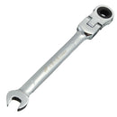 DANIU Flexible Pivoting Head Ratchet Combination Spanner Wrench Garage Metric Tool 6 Size