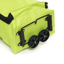 30L Portable Folding Shopping Trolley Cart Storage Bag Luggage Wheels Basket Outdoor Travel