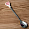 Heart-shaped Stainless Steel Spoon Coffee Tea Ice Cream