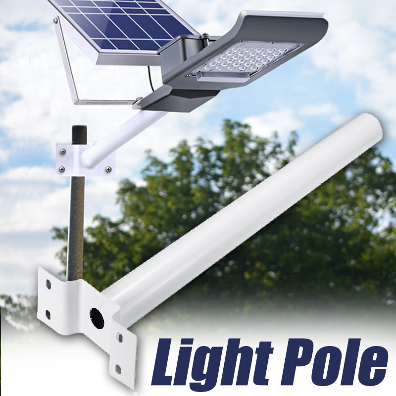 Mounting Light Pole for 90W LED Solar Powered Wall Street Light Outdoor Lamp