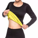 Sweat Sauna Suit Body Shaper Women Shirt Thermo Neoprene Trainer Sliming Waist Belt Tracksuit
