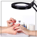 DANIU Lighting LED 5X 740mm Magnifying Glass Desk Lamp with Clamp Hands USB-powered LED Lamp Magnifier with 3