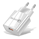 Bakeey 18W QC3.0 USB Super Fast Charging USB Charger Adapter For iPhone 11 Pro Huawei P30 Mate 30 Xiaomi 9 Pro S10+ Note10