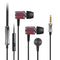 Binai AH-1 3.5mm Audio Holographic Chip CNC Earphone Headphone Hifi Noise Cancelling Waterproof Wired Control Earbuds With Mic for Xiaomi Huawei