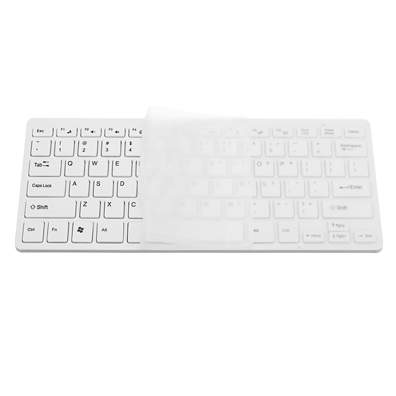 Ultra Thin 2.4GHz Wireless Keyboard and Mouse Kit Combo with Keyboard Cover