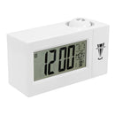 Snooze Alarm Clock Backlight Wall Projector Projection Clocks With Thermometer 12/24 Hour Calendar