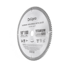 Drillpro 10 Inch 100 Teeth Saw Blade TCT Aluminum Non-Ferrous Metal Saw Blades for Circular Saw Miter Saw Table Saw Radial Arm Saw
