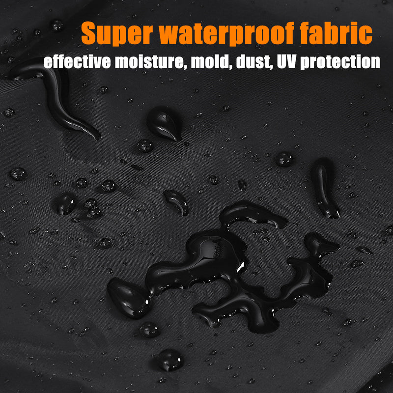 4FT Oxford Waterproof Firewood Rack Log Full Cover Anti-UV Dust Protector Cover