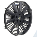 Universal 12V 80W Pull/Push Straight Black Blade Electric Cooling Radiator Fan