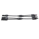 1 Pair MC4 Y Connector Cable Plug Solar Panel IP67 Branch Connector Solar Panel Adaptor Cable Connectors