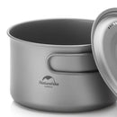 Naturehike NH18T101-A 2-3 People Pot Pan Picnic Tableware With Foldable Handle Hook