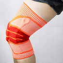 Outdoor Fitness Thick Silicone Pad Double Side Spring Strip Support Calf Knee Pad