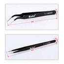 KAISI T-11 T-15 ESD Anti-magnetic Stainless Steel Straight Tweezer Anti Static ESD Safe Precision Fine Tip