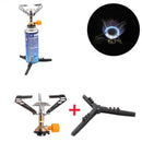 IPRee Outdoor Mini Cooking Stove Long Gas Tank Air Bottle Burner Camping Picnic + Base Frame