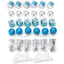 32PCS Christmas Xmas Tree Decorations Hanging Ornaments Baubles Balls Drums Bells