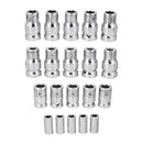 5PCS 1/2 3/8 1/4 Inch Socket Wrench Kit Metalworking Auto Repair Wrench Sockets Sleeve Set