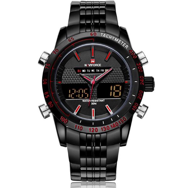 NAVIFORCE NF9024 Military Dual Display Week Date Men Wrist Watch