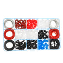 Beginner Tattoo Machine Supply Accessories Kit Silicone O-rings Grommets Needle Complete Set