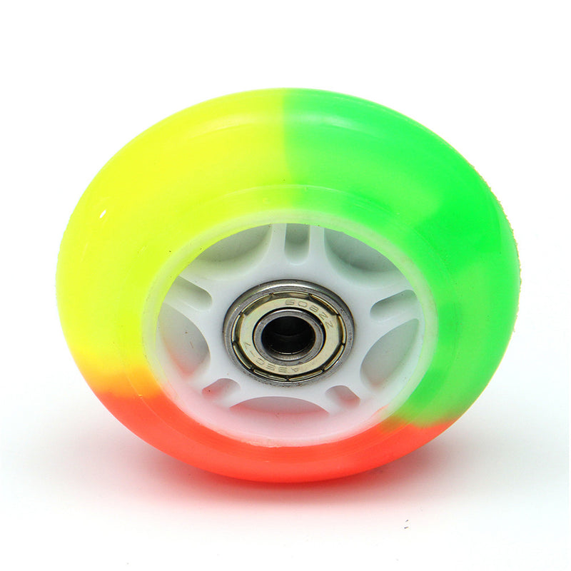 80mm LED Flash Light Up Wheel with 2 ABED-7 Ball Bearing for Mini Micro Scooter