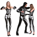 Game Uniforms Halloween Party Skeleton Conjoined Clothing Men and Women Couples Skull Suits