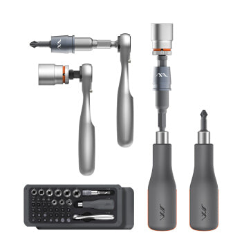 JIMI 41 IN 1 Screwdriver S2 Magnetic Bits Ratchet Wrench Screwdrivers Kit DIY Household Repair Tool