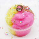 Multi-Color Slime 120ml Fluffy Chocolate Ice Cream Cloud Mud Decompression Toys