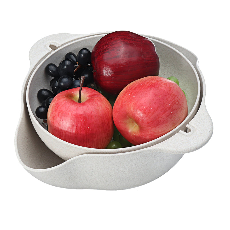 Vegetable Fruit Washing Drain Basket Mesh Strainer Drying Colander Kitchen