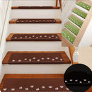 Honana WX-M3 Luminous Stair Mat Step Floor Carpet Easy Clean Door Anti Skid Mats Self-adhesion Rug