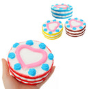 2PCS Jumbo Squishy Love Cake 12cm Slow Rising Collection Gift Decor Toy