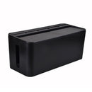 Cable Storage Box Case Wire Management Power Plug Cord Socket Safety Desktop Organizer