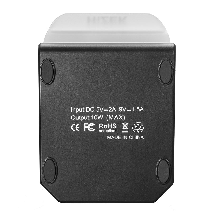 Hizek 10W QI Wireless Fast Charging Charger Pad Sellphone Dock Holder For iPhoneX 8/8Plus Samsung S8